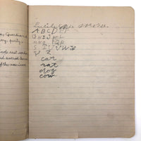 Marion and Lucille Effie Morse's "Big Game" Notebook, Hallowell Maine