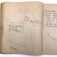 Marion and Lucille Effie Morse's "Big Game" Notebook, Hallowell Maine