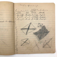 Marion and Lucille Effie Morse's "Big Game" Notebook, Hallowell Maine