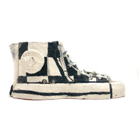 Handmade Ceramic Converse Checkerboard All Star High Top