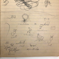 Marion and Lucille Effie Morse's "Big Game" Notebook, Hallowell Maine