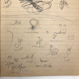 Marion and Lucille Effie Morse's "Big Game" Notebook, Hallowell Maine
