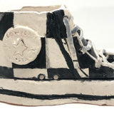 Handmade Ceramic Converse Checkerboard All Star High Top