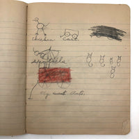 Marion and Lucille Effie Morse's "Big Game" Notebook, Hallowell Maine