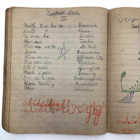Marion and Lucille Effie Morse's "Big Game" Notebook, Hallowell Maine