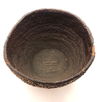 Stunning Antique Northwest Coast Native American Fully Imbricated Basket, Presume Klickitat