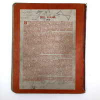 Marion and Lucille Effie Morse's "Big Game" Notebook, Hallowell Maine