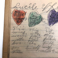 Marion and Lucille Effie Morse's "Big Game" Notebook, Hallowell Maine
