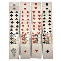 Complete Deck #2 of Antique French Gatteaux Playing Cards, 1890