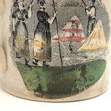 Early Staffordshire Franklin Maxims Child's Cup, Make Hay While the Sun Shines