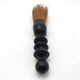 Black-Painted Turned Handle Antique Whisk Brush