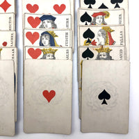 Complete Deck #2 of Antique French Gatteaux Playing Cards, 1890