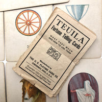 Original 1923 Teuila Fortune Telling Cards, Complete Deck with Instruction Booklet