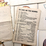 Original 1923 Teuila Fortune Telling Cards, Complete Deck with Instruction Booklet