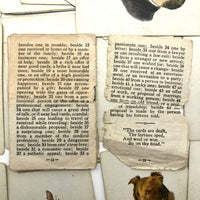 Original 1923 Teuila Fortune Telling Cards, Complete Deck with Instruction Booklet