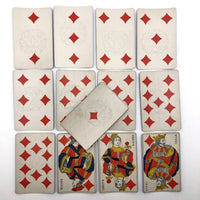 Complete Deck #2 of Antique French Gatteaux Playing Cards, 1890