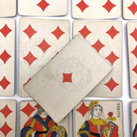 Complete Deck #2 of Antique French Gatteaux Playing Cards, 1890