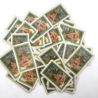 Original 1923 Teuila Fortune Telling Cards, Complete Deck with Instruction Booklet