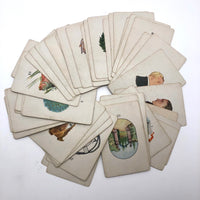 Original 1923 Teuila Fortune Telling Cards, Complete Deck with Instruction Booklet