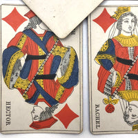 Complete Deck #2 of Antique French Gatteaux Playing Cards, 1890