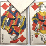 Complete Deck #2 of Antique French Gatteaux Playing Cards, 1890