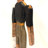 Charming Large Football Player Folk Art Whirligig, Signed Willy