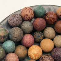 Bunch of Antique Clay Marbles - Batch 2