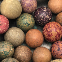 Bunch of Antique Clay Marbles - Batch 4
