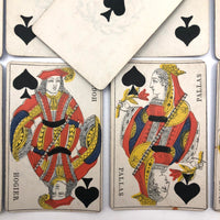 Complete Deck #2 of Antique French Gatteaux Playing Cards, 1890
