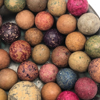 Bunch of Antique Clay Marbles - Batch 4