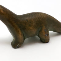 Cast Metal with Brass Finish Vintage SRG Dinosaur