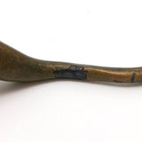 Cast Metal with Brass Finish Vintage SRG Dinosaur