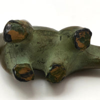 Cast Metal with Brass Finish Vintage SRG Dinosaur
