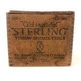 Beautiful Old Faithful c. 1920s Box of Chalk