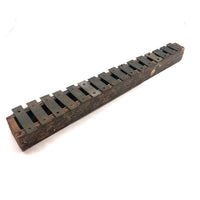Beautiful c. 1890s German Xylophone with Litho Decorated Sides