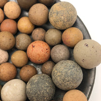 Bunch of Antique Clay Marbles - Batch 5