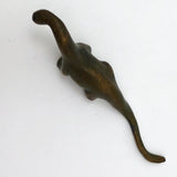Cast Metal with Brass Finish Vintage SRG Dinosaur
