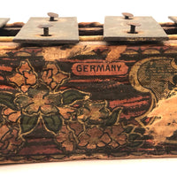 Beautiful c. 1890s German Xylophone with Litho Decorated Sides