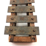 Beautiful c. 1890s German Xylophone with Litho Decorated Sides