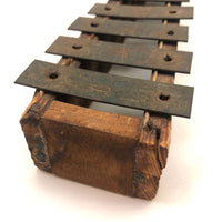 Beautiful c. 1890s German Xylophone with Litho Decorated Sides