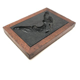 Antique Architectural Ornament Mold: Bat-like Curve!