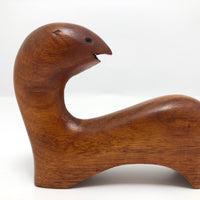 Carved Otter by Richard Tompkins, Nova Scotia