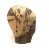 Evocative Old Wooden Hat Form with Tape Helmet
