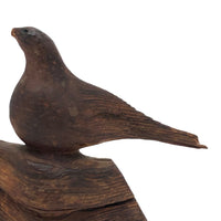 Special Old Burl Carved Bird