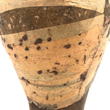 Evocative Old Wooden Hat Form with Tape Helmet