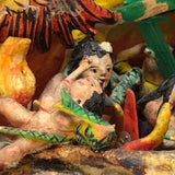 Amazing Claudio Jimenez Peruvian Mixed Media Retablo Signed
