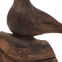 Special Old Burl Carved Bird