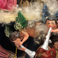 Amazing Claudio Jimenez Peruvian Mixed Media Retablo Signed