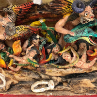 Amazing Claudio Jimenez Peruvian Mixed Media Retablo Signed