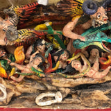 Amazing Claudio Jimenez Peruvian Mixed Media Retablo Signed